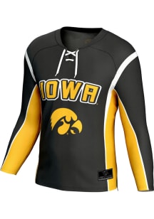 ProSphere  Iowa Hawkeyes Mens Black Rival Hockey Jersey