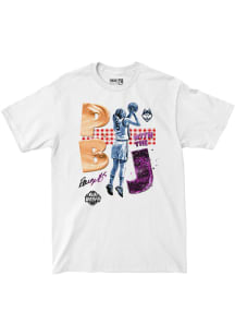 Paige Bueckers UConn Huskies White Women's Basketball PB With The J Short Sleeve Fashion Player T..