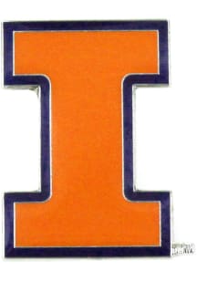 Illinois Fighting Illini Souvenir Team Logo Pin - Orange