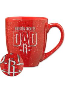 Houston Rockets Dad 16oz Speckle Ceramic Mug - Red