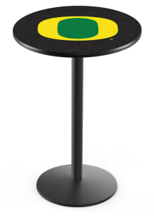 Oregon Ducks Black Round Base Pub Table