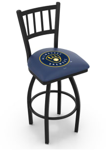 Milwaukee Brewers Swivel Counter Pub Stool - Black