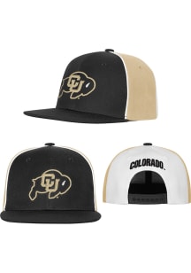 Colorado Buffaloes Black Chalkline Youth Snapback Hat