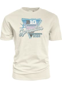 Blue 84 Big Ten Ivory 2026 Big Ten Women's Gymnastics Championship Short Sleeve T Shirt