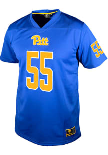 Sean FitzSimmons  Genuine Collective Pitt Panthers Blue Football NIL Football Jersey