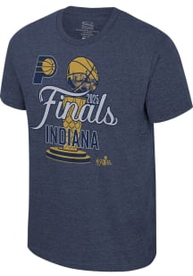 Indiana Pacers Navy Blue 2025 Finals Participant Cruise Short Sleeve T Shirt