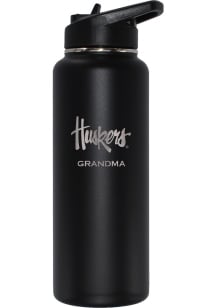 Nebraska Cornhuskers Grandma 34oz Stainless Steel Bottle - Black