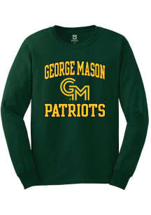 Summit Sportswear George Mason University Green No 1 Primary Long Sleeve T Shirt