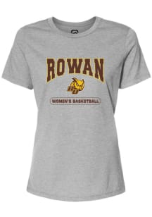 Summit Sportswear Rowan University Womens Grey Womens Basketball Short Sleeve T-Shirt