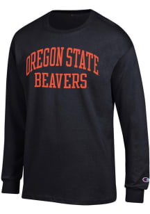 Champion Oregon State Beavers Black Jersey Long Sleeve T Shirt