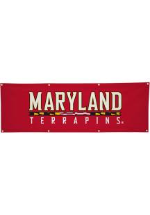 Maryland Terrapins 2' x 6' Banner - Red