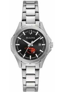 Bulova Oregon State Beavers Sport Stainless Steel Womens Watch