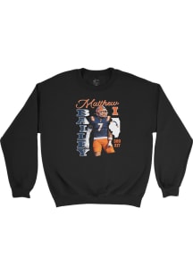 Matthew Bailey Illinois Fighting Illini Mens Black Big Ten Media Days Custom Player Crew