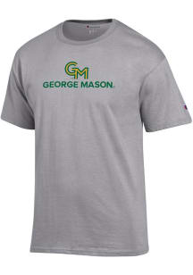 Champion George Mason University Grey Jersey Short Sleeve T Shirt