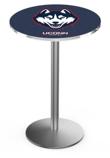 UConn Huskies Stainless Round Base Pub Table