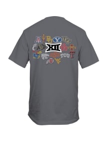 Big 12 Charcoal Big 12 Fade Short Sleeve T Shirt