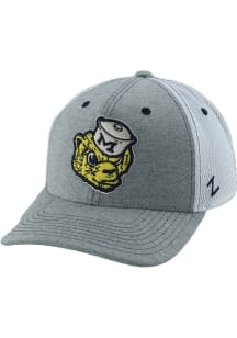 Zephyr Michigan Wolverines Mens Grey Typhoon Flex Hat