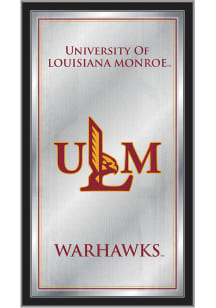 Louisiana-Monroe Warhawks Fight Song Hanging Back Bar Mirror