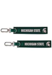 Michigan State Spartans Oversized KeyStrap Keychain - Green