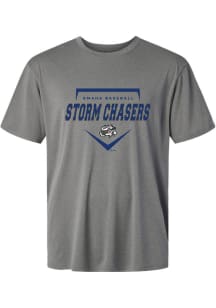 Summit Sportswear Omaha Storm Chasers Graphite Homeplate Short Sleeve T Shirt