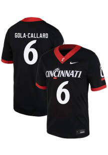 Trevon Gola-Callard  Nike Cincinnati Bearcats Black Football NIL Name And Number Football Jersey