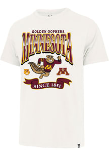 47 Minnesota Golden Gophers Natural Chrometown Franklin Short Sleeve Fashion T Shirt