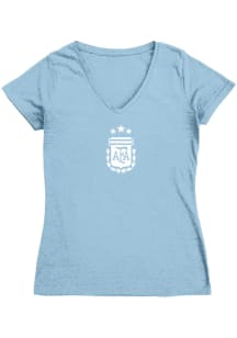 Vive La Fete Argentina National Team Womens Light Blue Haley Short Sleeve Fit Tee