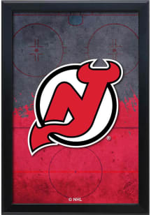 New Jersey Devils Snap Frame LED Sign - Black