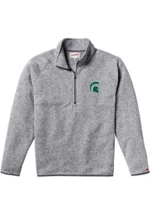 Michigan State Spartans Mens Grey Saranac Pullover Jackets