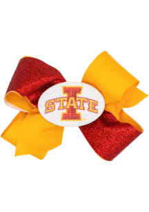 Iowa State Cyclones Medium 2-Tone Kids Hair Barrette