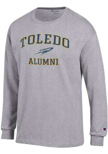 Champion Toledo Rockets Grey Mascot Alumni Jersey Long Sleeve T Shirt