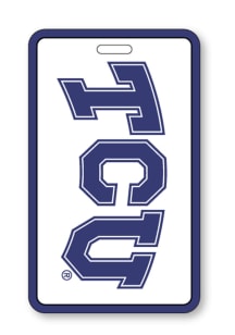 TCU Horned Frogs White Rubber Luggage Tag