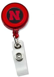 Nebraska Cornhuskers Plastic Badge Holder