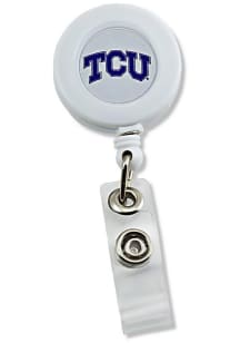 TCU Horned Frogs Plastic Badge Holder
