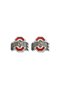 Ohio State Buckeyes Post Logo Womens Earrings