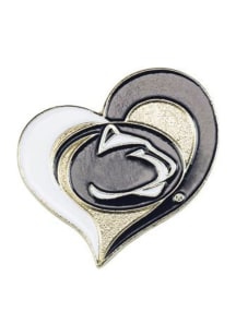 Penn State Nittany Lions Souvenir Heart Swirl Pin - Navy Blue