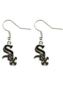 Chicago White Sox Logo Dangler Womens Earrings