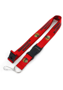 Chicago Blackhawks Team Logo Lanyard - Red