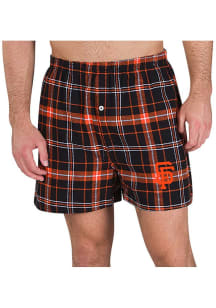 Concepts Sport San Francisco Giants Mens Black Ultimate Boxer Shorts