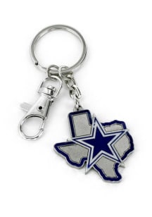 Dallas Cowboys Home State Keychain - Navy Blue