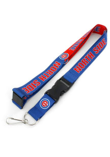 Chicago Cubs Slogan Lanyard - Blue