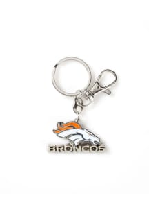 Denver Broncos Heavyweight Keychain - Orange