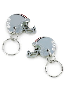 Ohio State Buckeyes Helmet Bottle Opener Keychain - Red