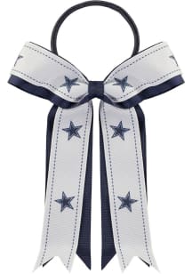 Dallas Cowboys Bow Ponytail Holder Kids Hair Ribbons