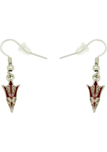 Arizona State Sun Devils Logo Dangler Womens Earrings