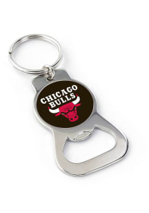 Chicago Bulls Bottle Opener Keychain - Red