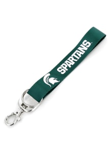 Michigan State Spartans Deluxe Wristlet Keychain - Green