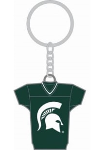 Michigan State Spartans Home and Away Jersey Keychain - Green