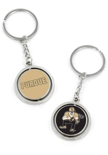 Purdue Boilermakers Spinning Keychain - Gold