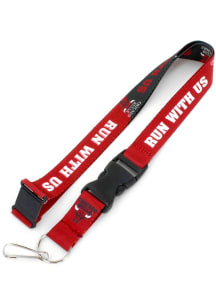 Chicago Bulls Slogan Lanyard - Red